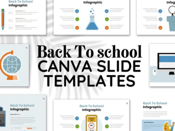 Back to School Canva Slide Templates