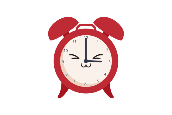 Back to School Kawai Icon Alarm Clock: A Practical Design Asset for Creative Professionals