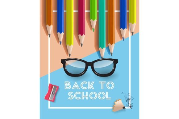 Back to School Lettering in Frame, Glass: Elegant, Ready-to-Use Designs for Educators and Event Planners