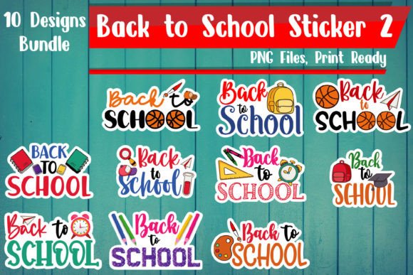 Back to School Sticker Bundle PNG Files: A Strategic Creative Asset for Modern Professionals