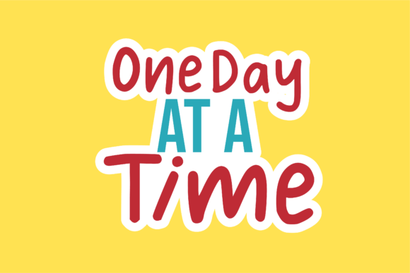 Back to School Sticker One Day at a Time