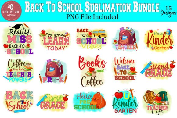 Back to School Sublimation Bundle - Subl
