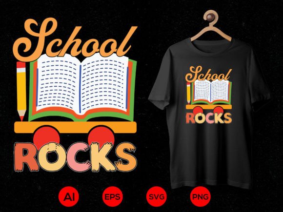Back to School T-shirt Design 69: Versatile, Print-Ready Vector Art for Educators and Creators