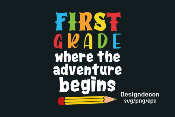 First Grade Back to School T-shirt SVG: Design Freedom for Teachers, Parents & Small Businesses